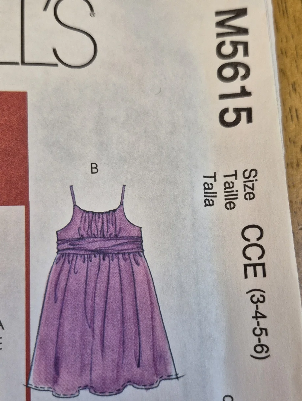 McCall's Pattern UNCUT M5615 Girls 3 4 5 6 Easy Sewing Sun Dress Capri Set